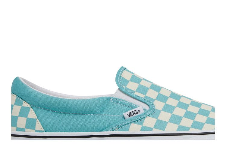 Кроссовки Vans Classic Slip-On 'Aqua Haze Checkerboard'