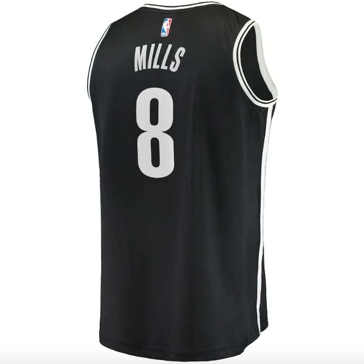 2021-22-Brooklyn-Nets-8-Patty-Mills-Fast-Break-Icon-Black-Jersey-3
