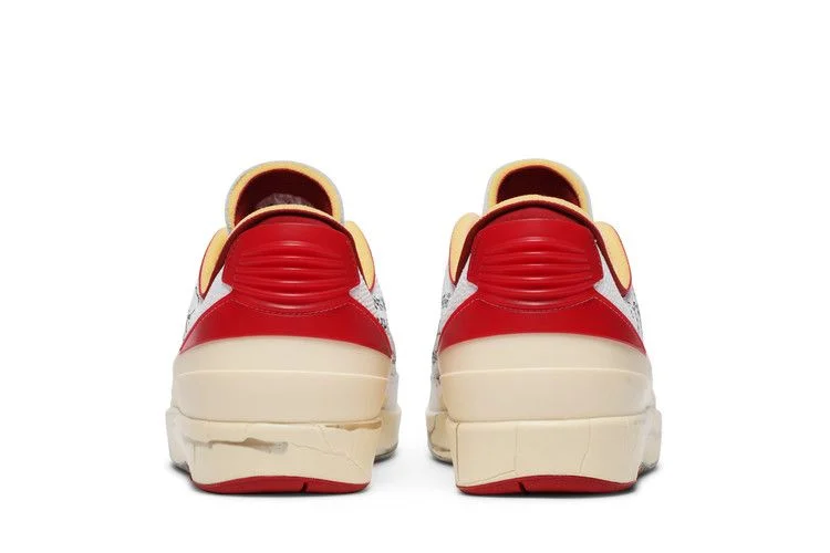 Кроссовки Off-White x Air Jordan 2 Retro Low SP 'White Varsity Red'