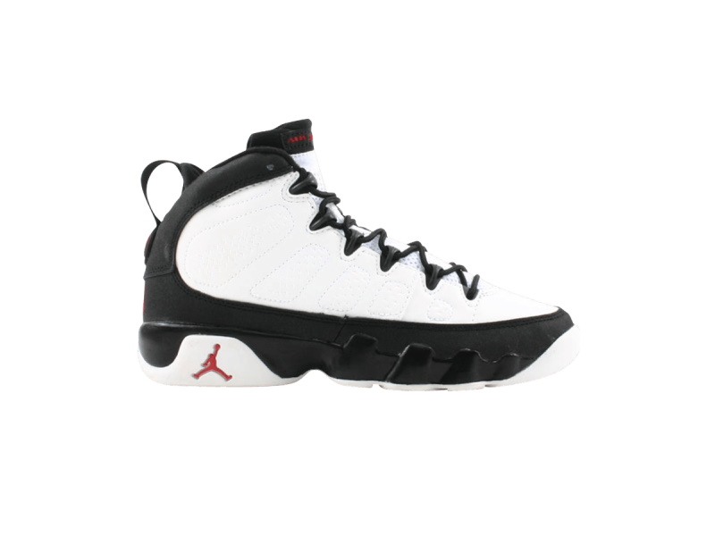 Кроссовки Air Jordan 9 Retro GS White Black True Red