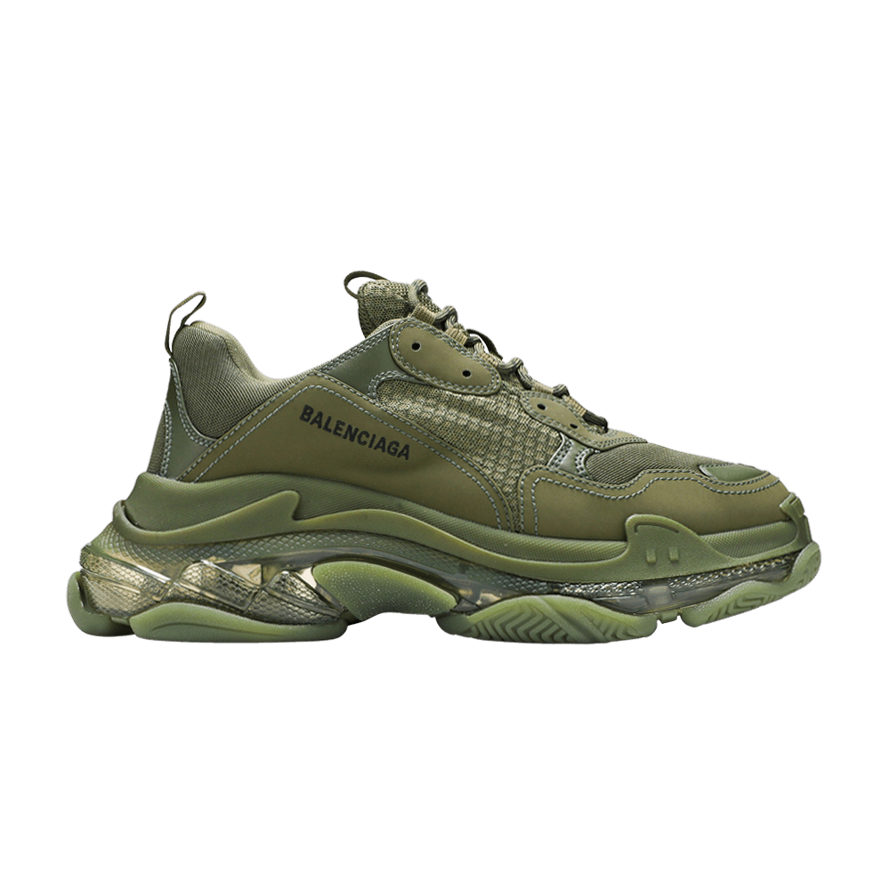 Кроссовки Balenciaga Triple S Sneaker 'Clear Sole - Green'