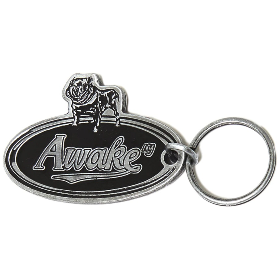 Брелок для ключей Awake Bulldog Metal Keychain Black