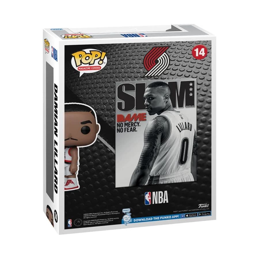 Коллекционная фигурка Funko Damian Lillard Portland Trailblazers Slam Magazine Cover NBA Pop Vinyl