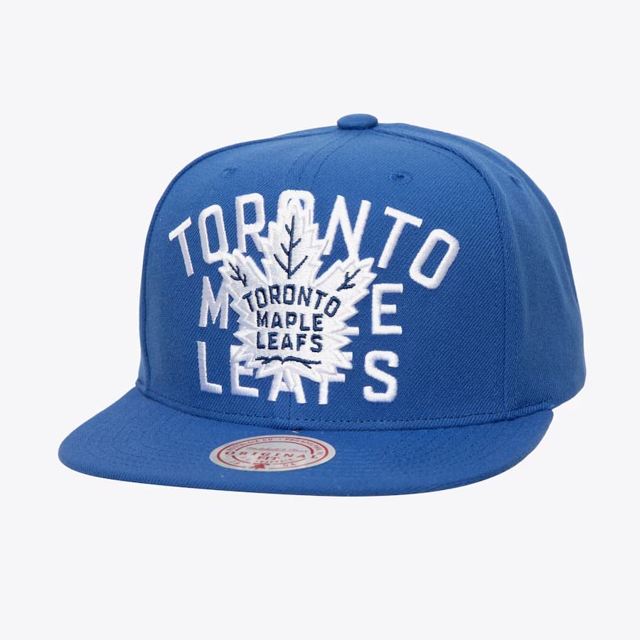 Бейсболка Mitchell & Ness Blue Toronto Maple Leafs Day 4 Snapback Hat