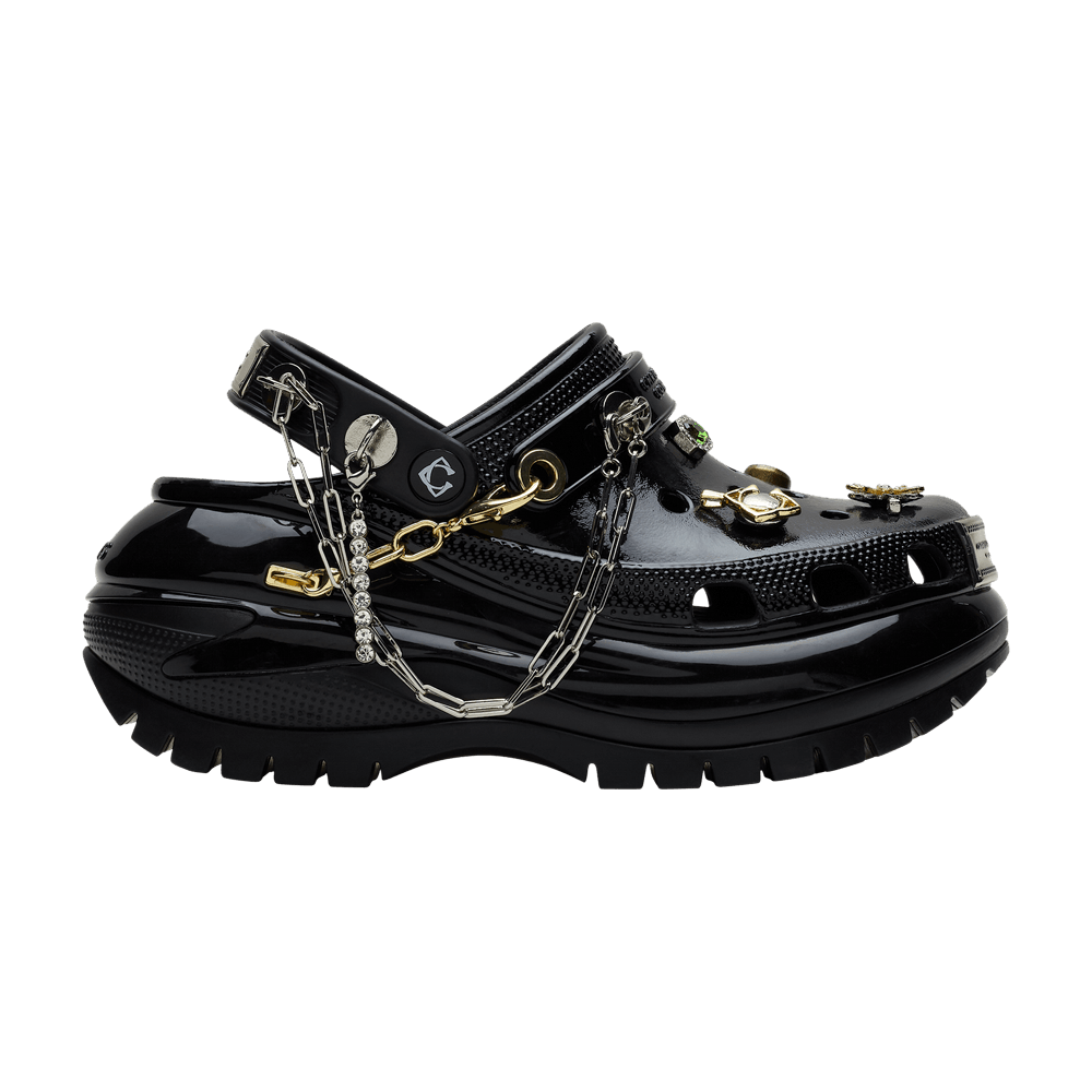 Кроссовки Crocs Christian Cowan x Mega Crush Clog 'Black Metallic'