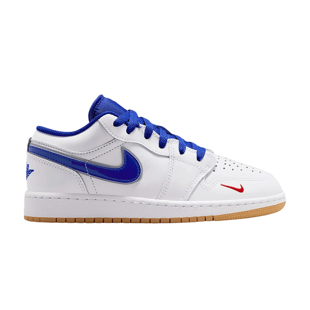 Krossovki-Air-Jordan-1-Low-SE-GS-White-Old-Royal
