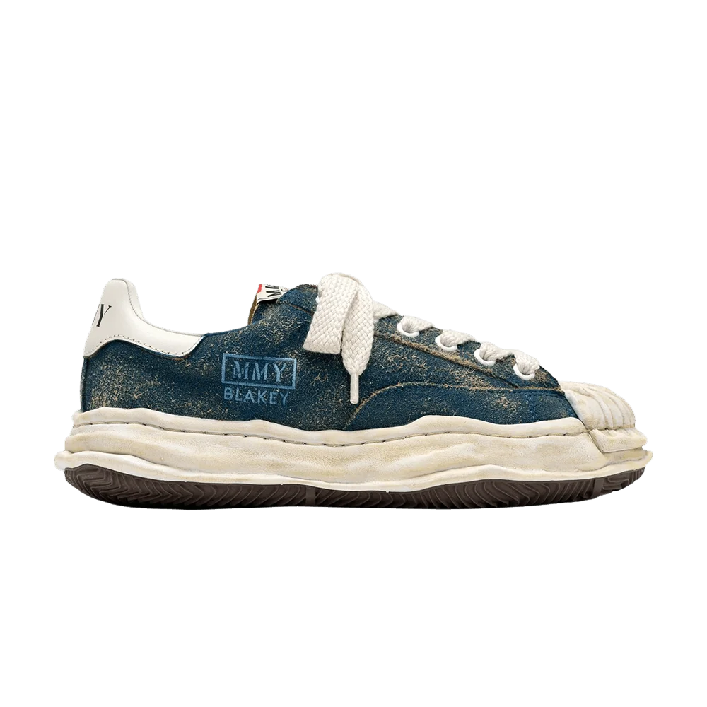 Кроссовки Maison Mihara Yasuhiro Blakey OG Sole Vintage Suede Low 'Blue'