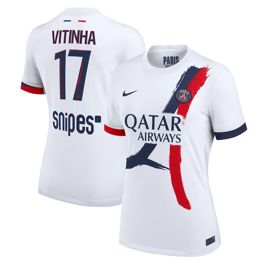Женское футбольное джерси PSG Nike Away Stadium Shirt 2025-26 - Vitinha 17