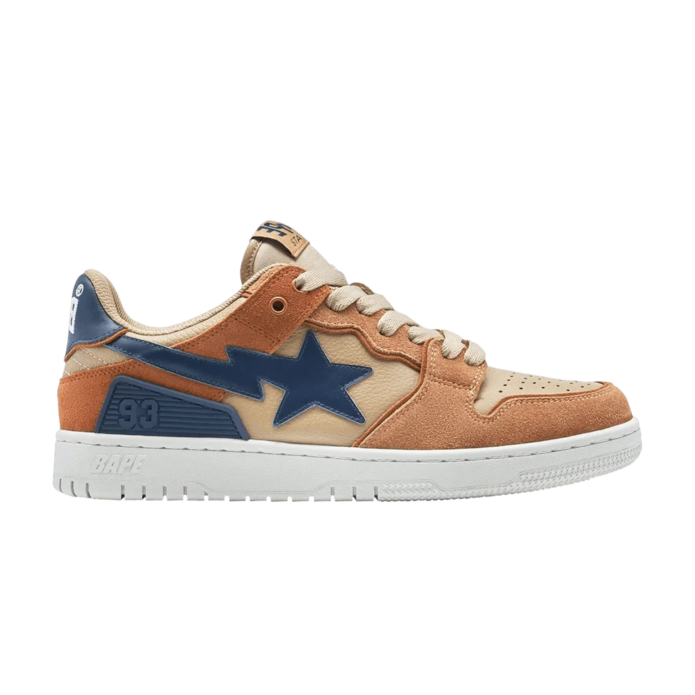 Кроссовки BAPE Wmns Sk8 Sta #4 L 'Beige'
