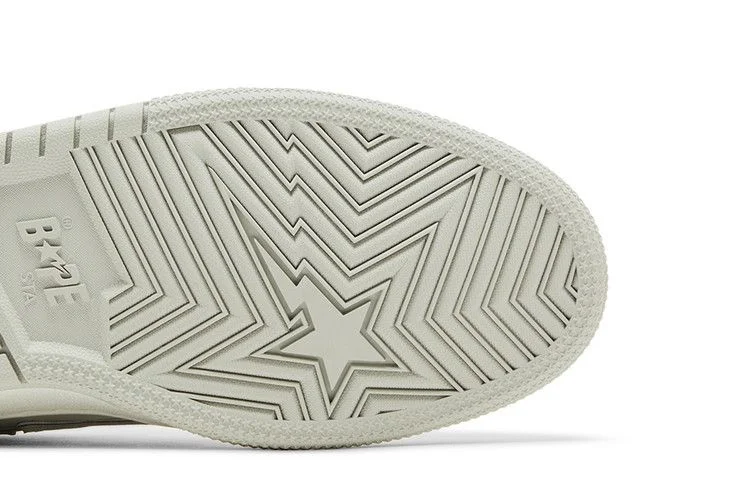 Кроссовки BAPE Wmns Sk8 Sta #3 L 'White Silver'