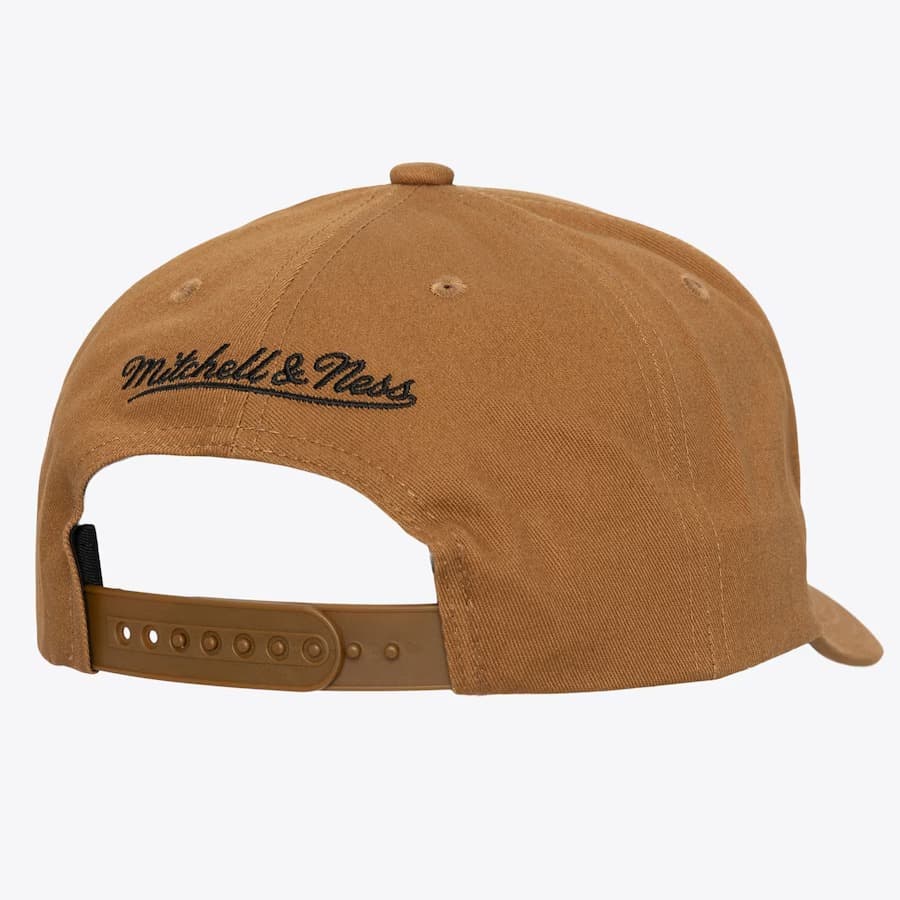 Бейсболка Mitchell & Ness Tan Interlock Crest Pro Snapback Hat