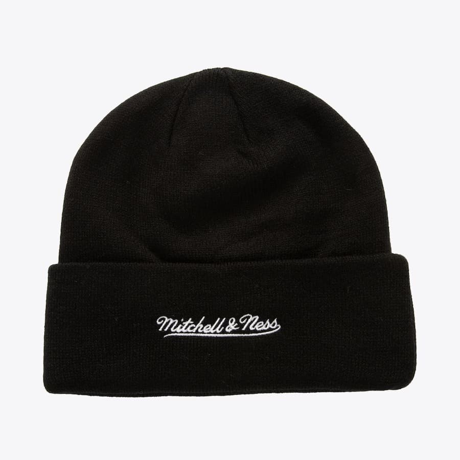 Mitchell-Ness-Black-Philadelphia-76ers-Hardwood-Classics-K.O.-Cuffed-Knit-Hat-1