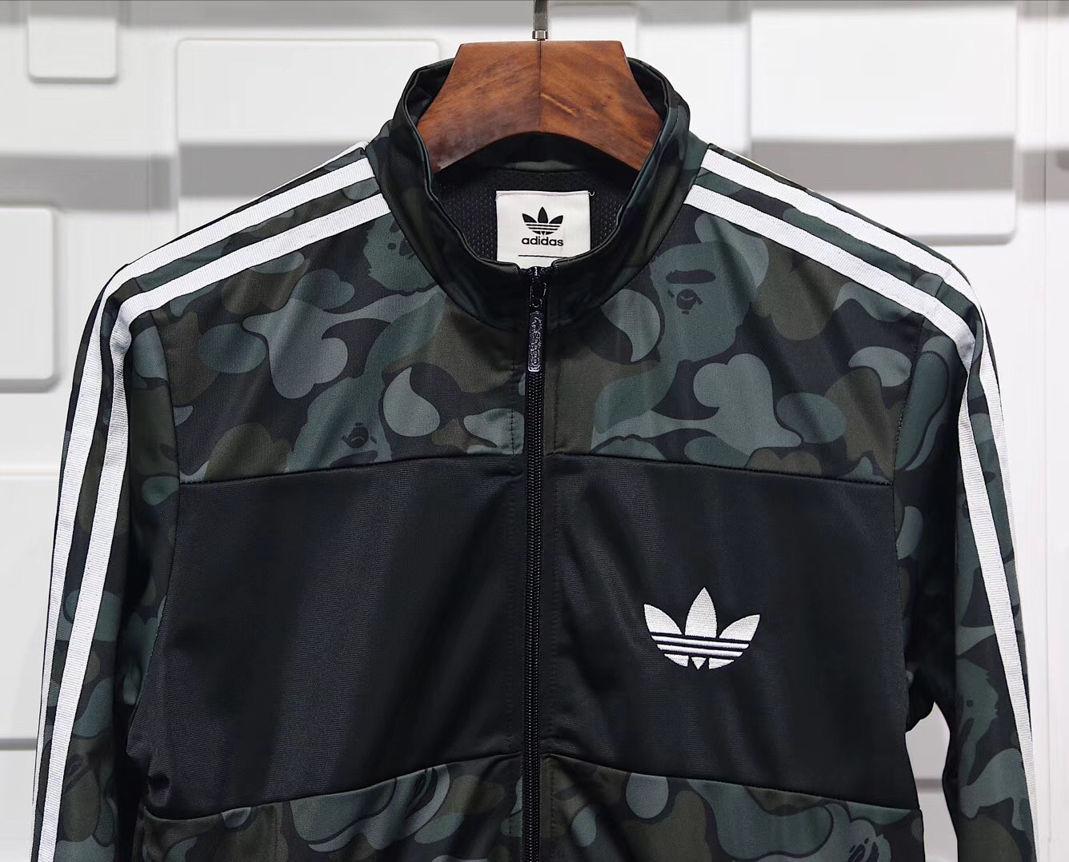 Олимпийка BAPE x adidas ABC Camo Track Jacket Black