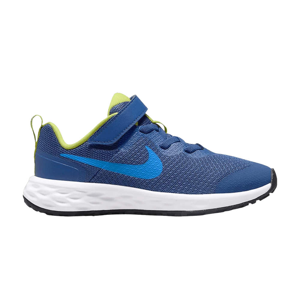 Кроссовки Nike Revolution 6 PS 'Mystic Navy Atomic Green'