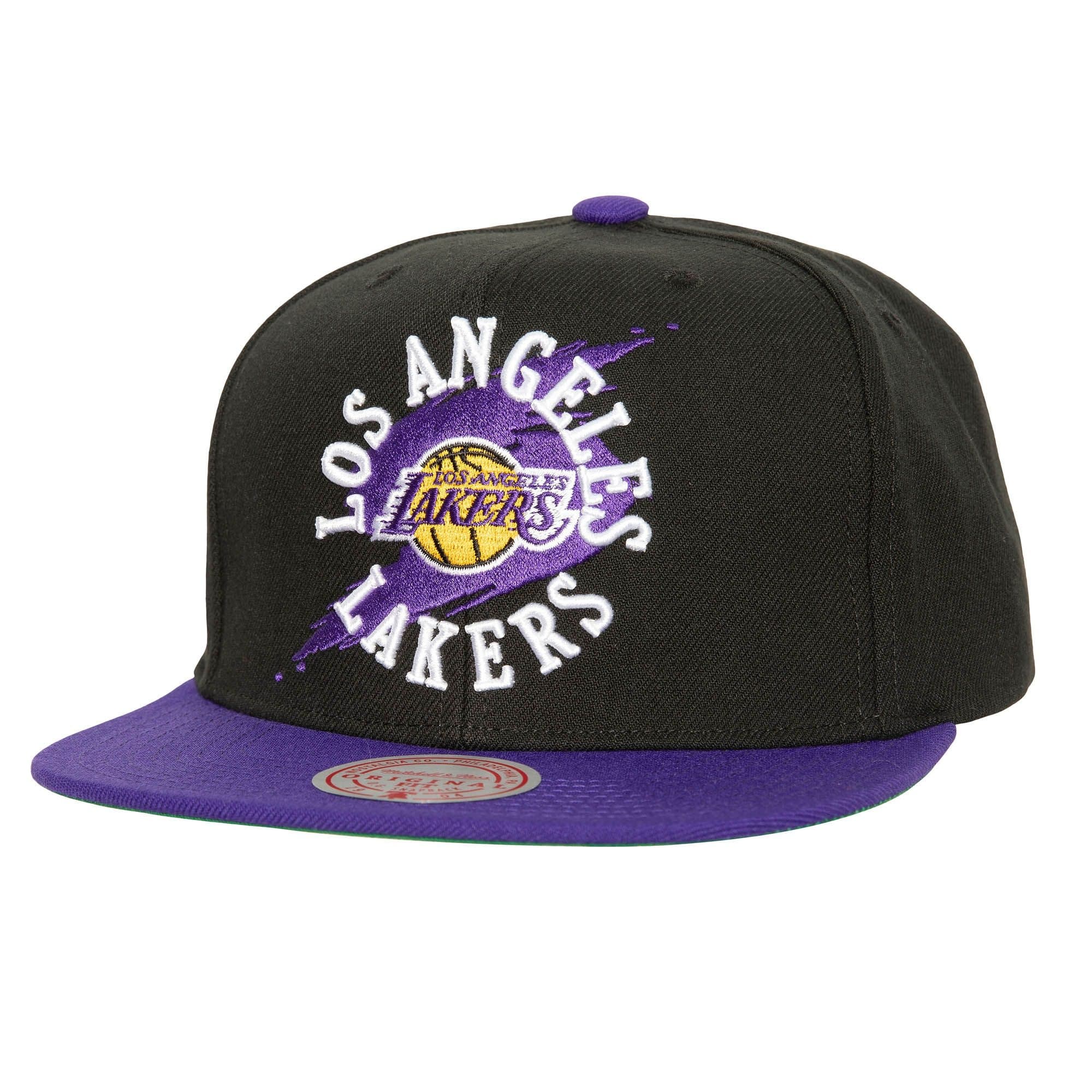 Бейсболка Mitchell & Ness Circle Splash Snapback Los Angeles Lakers Hat