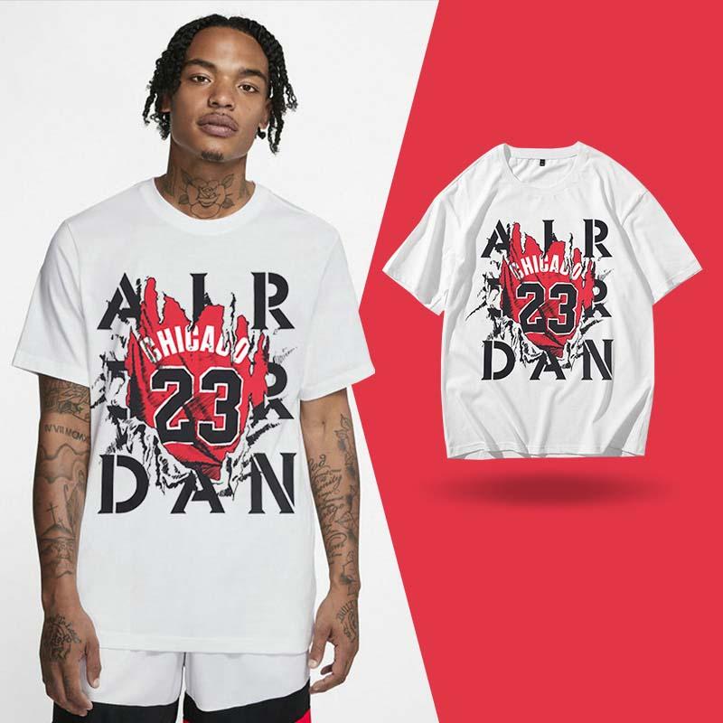 Футболка Ehot Jordan Crack White T-shirt