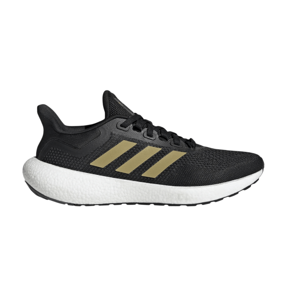 Кроссовки Adidas Wmns PureBoost 22 'Black Gold Metallic'