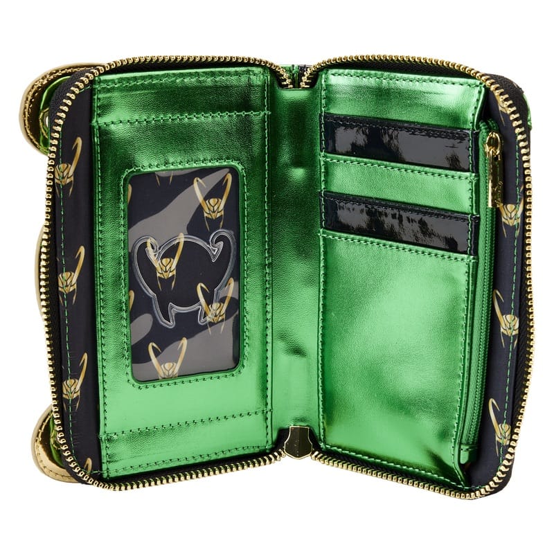 Кошелёк Marvel Metallic Loki Zip Around Wallet