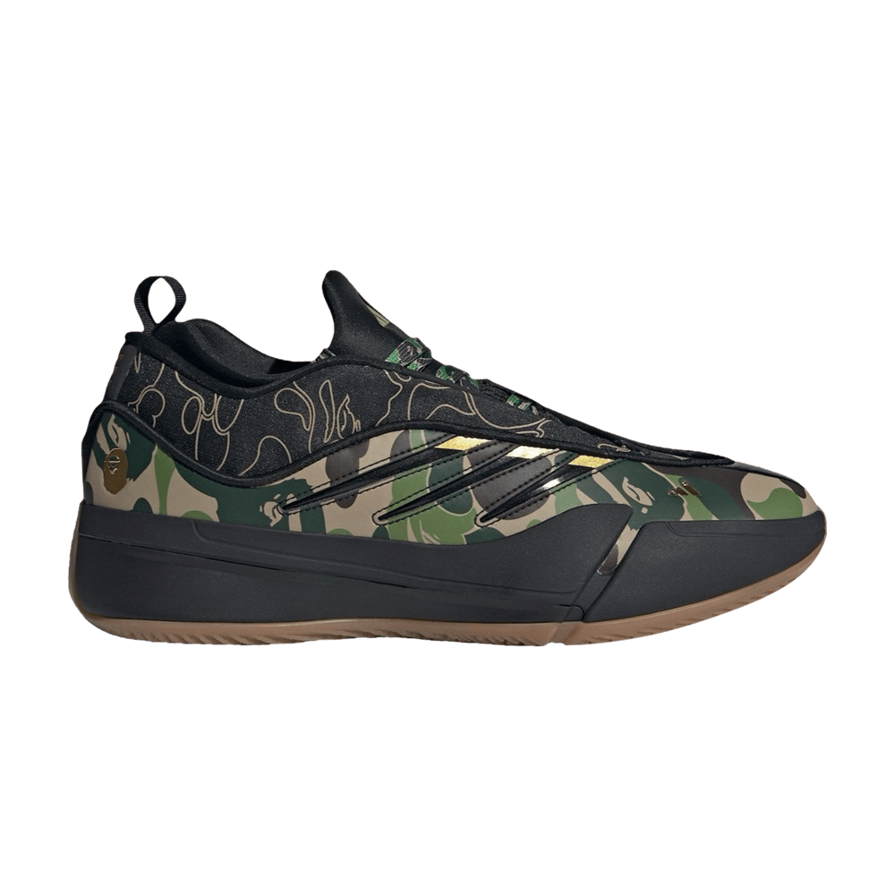 Кроссовки BAPE x adidas Dame 9 'Black Green'