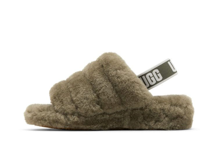 UGG Wmns Fluff Yeah Slide 'Burnt Olive'