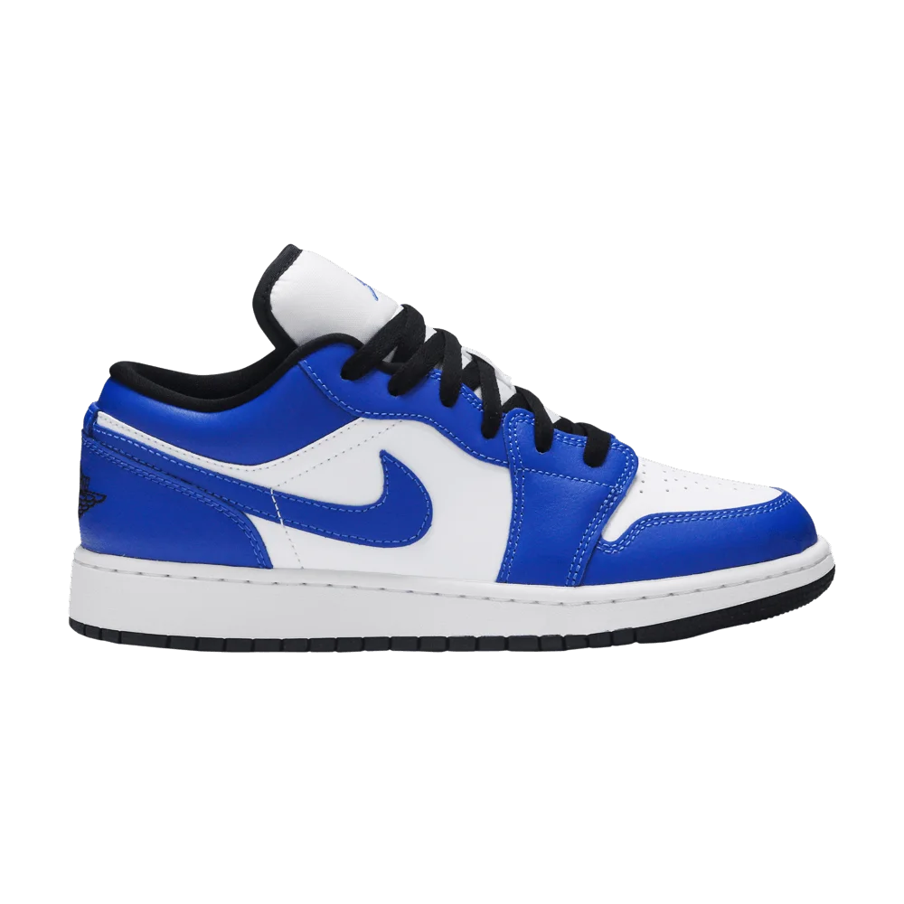 Krossovki-Air-Jordan-1-Low-GS-Game-Royal