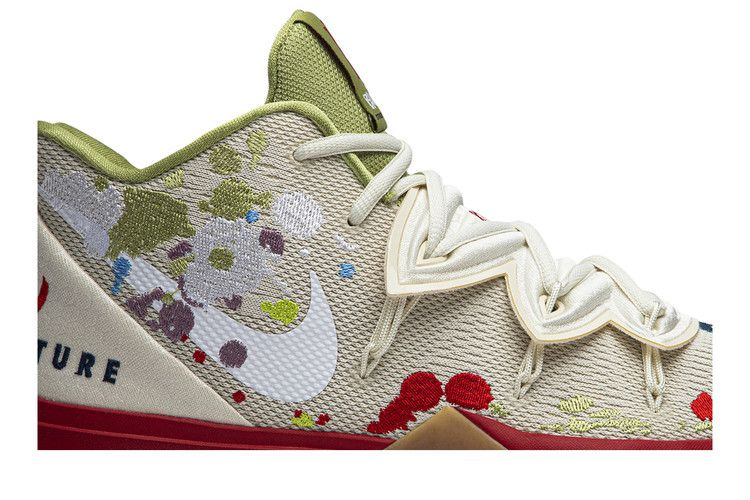 Кроссовки Bandulu x Nike Kyrie 5 'Embroidered Splatters'