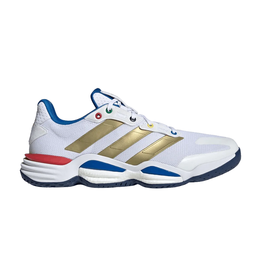 Krossovki-Adidas-Stabil-16-White-Gold-Dark-Blue
