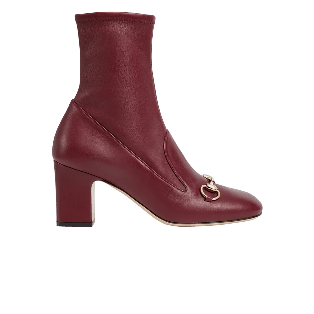 Кроссовки Gucci Wmns Horsebit Ankle Bootie 'Rosso Ancora'