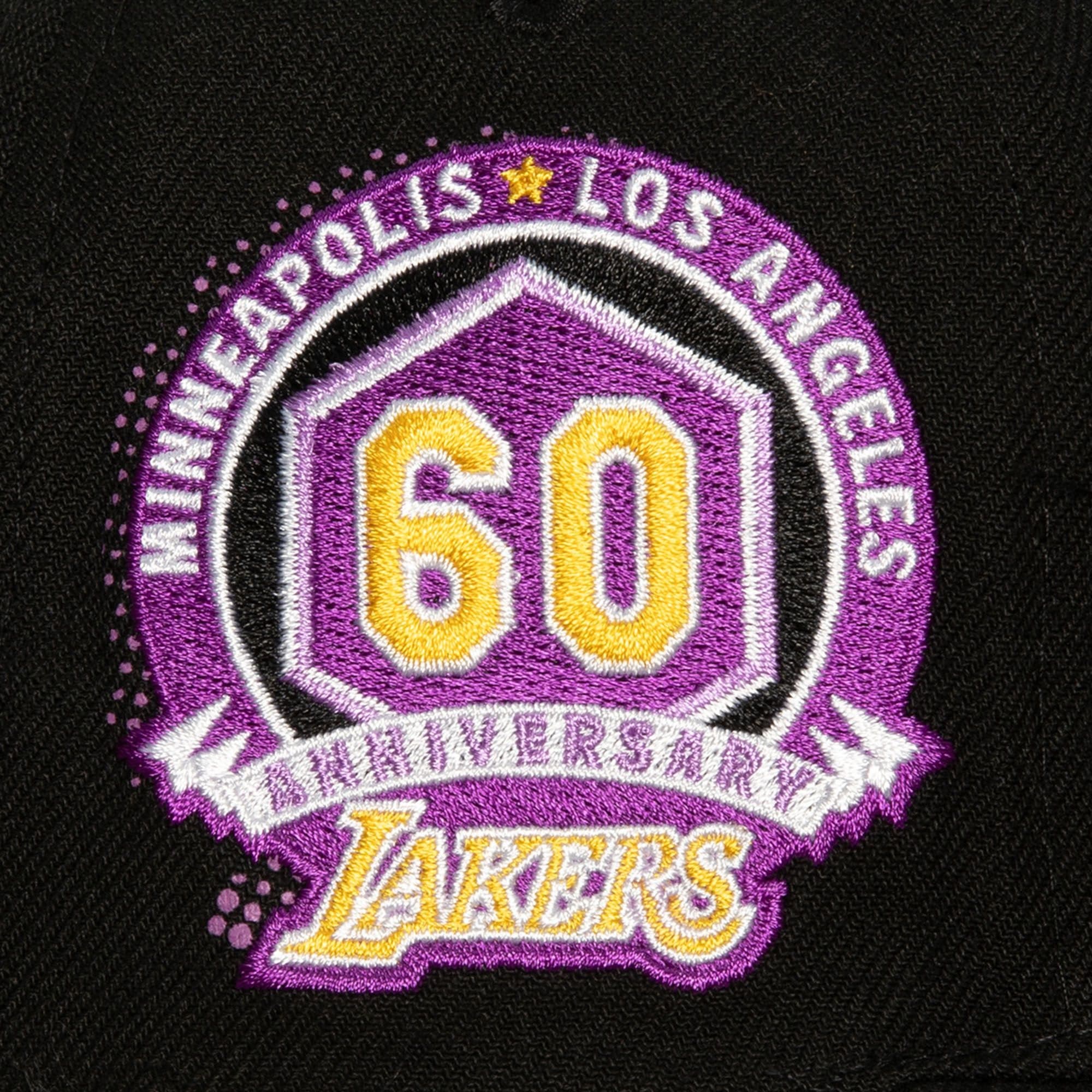 Бейсболка Mitchell & Ness Big Face 7.0 Snapback HWC Los Angeles Lakers Hat