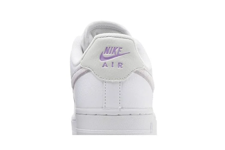 Кроссовки Nike Wmns Air Force 1 '07 Essential 'Chenille Swoosh - White Lilac'