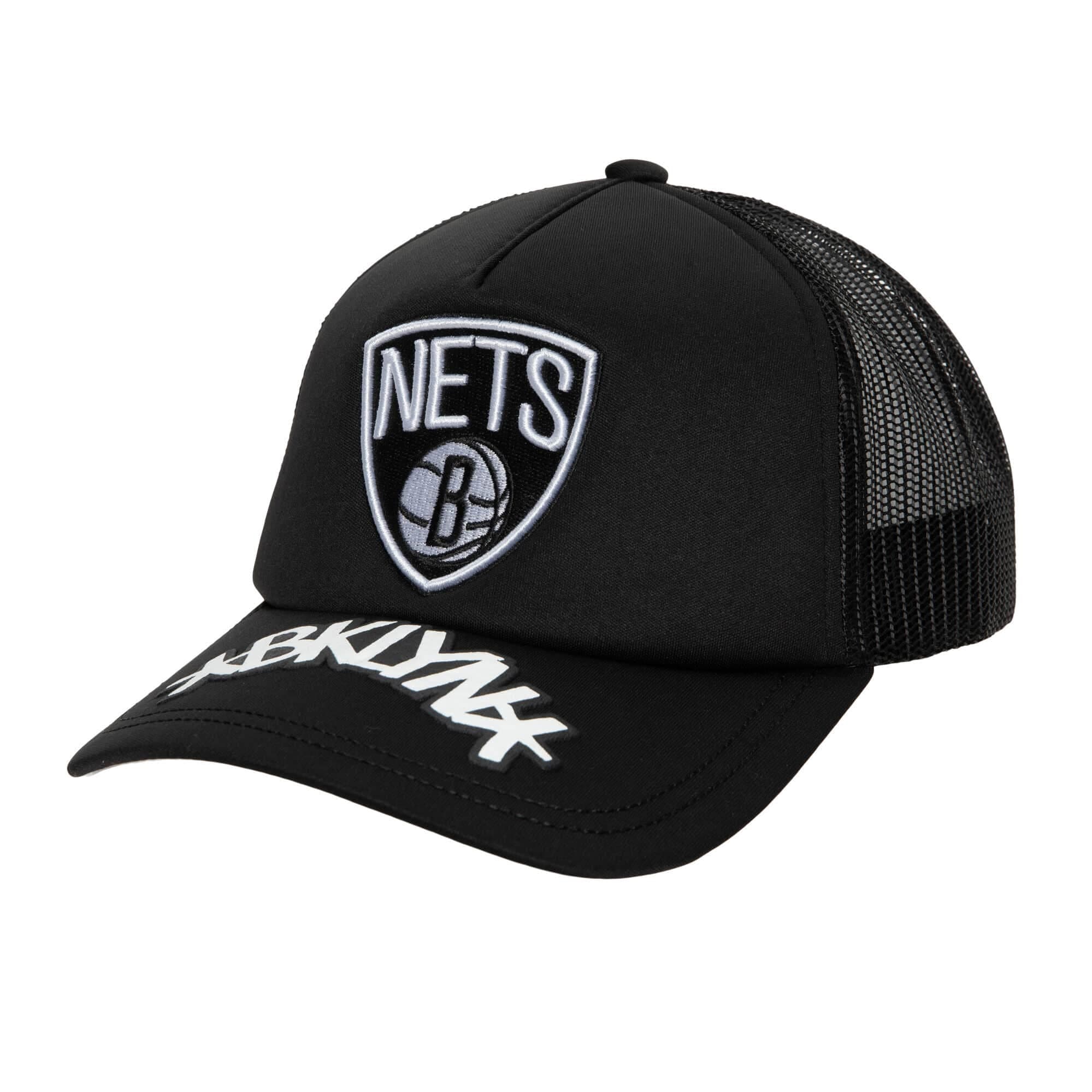 Бейсболка Mitchell & Ness Puff The Magic Trucker Snapback HWC Brooklyn Nets Hat