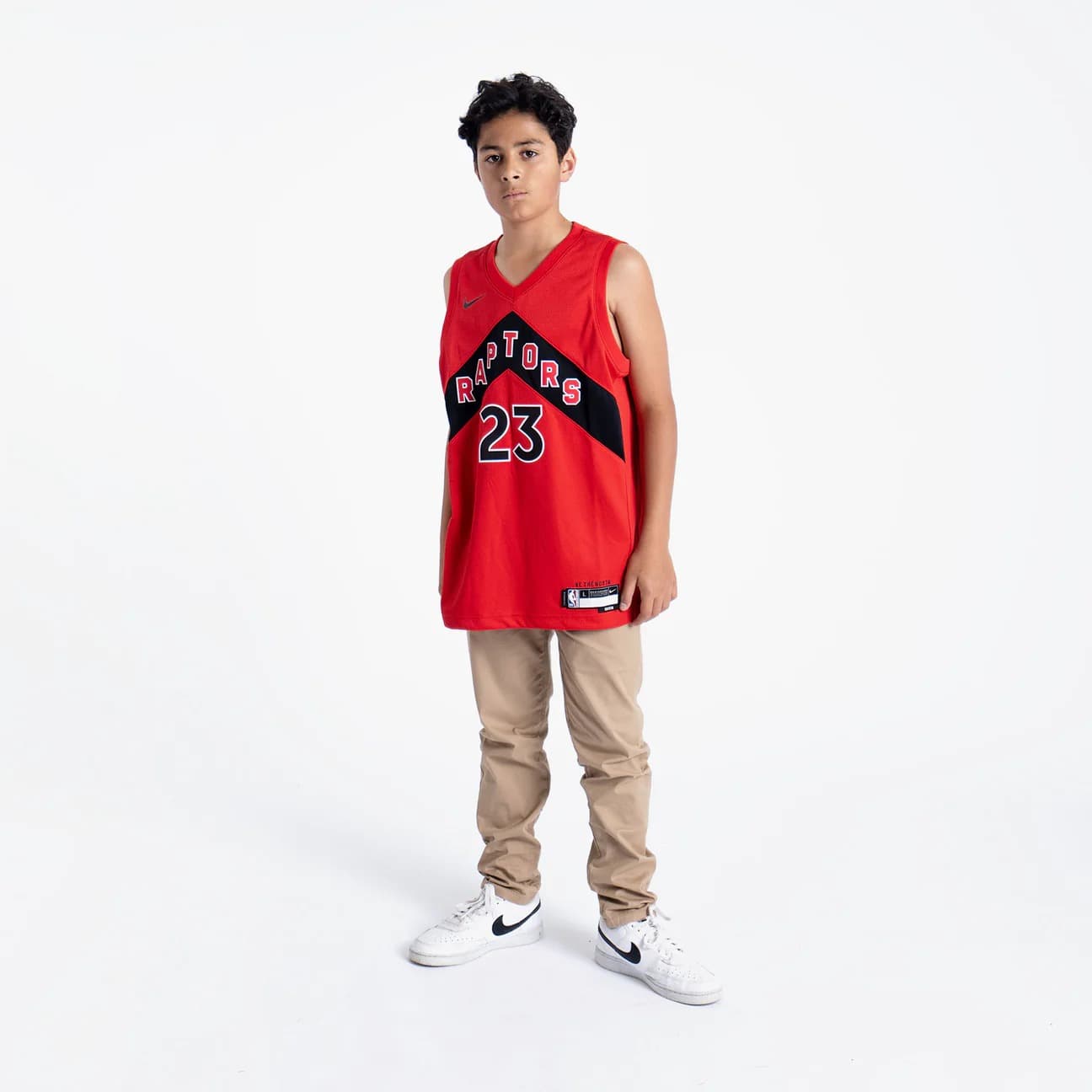 2022-23-Toronto-Raptors-Fred-VanVleet-23-Youth-Swingman-Icon-Edition-Red-Jersey-4