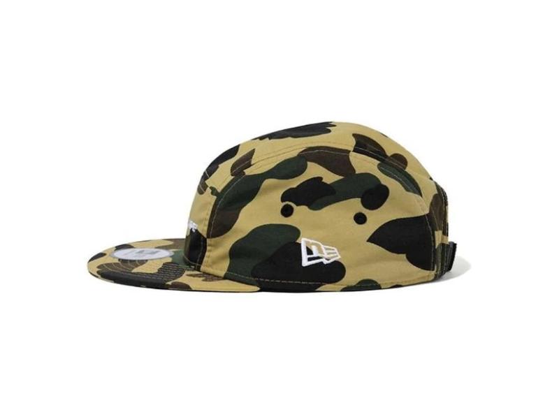 Бейсболка BAPE 1st Camo NEW ERA Jet Cap Yellow