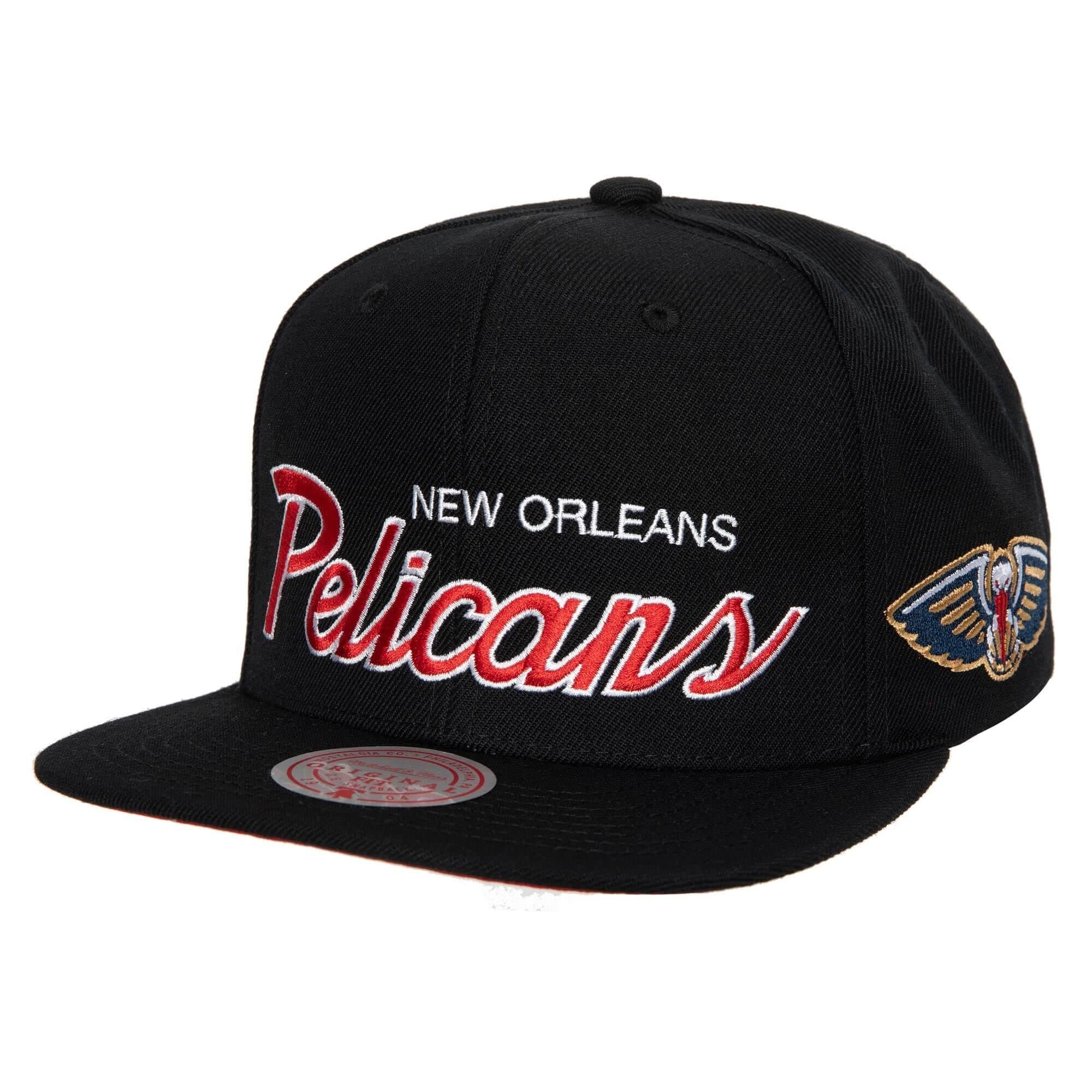 Бейсболка Mitchell & Ness Team Script 2.0 Snapback New Orleans Pelicans