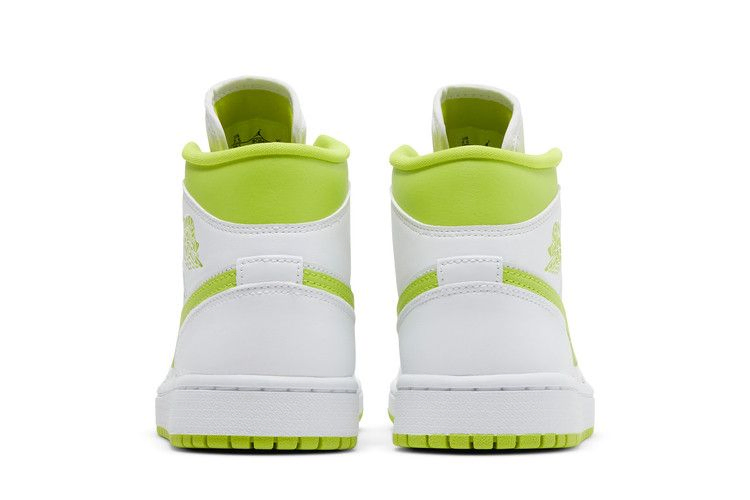 Кроссовки Wmns Air Jordan 1 Mid 'White Lime'