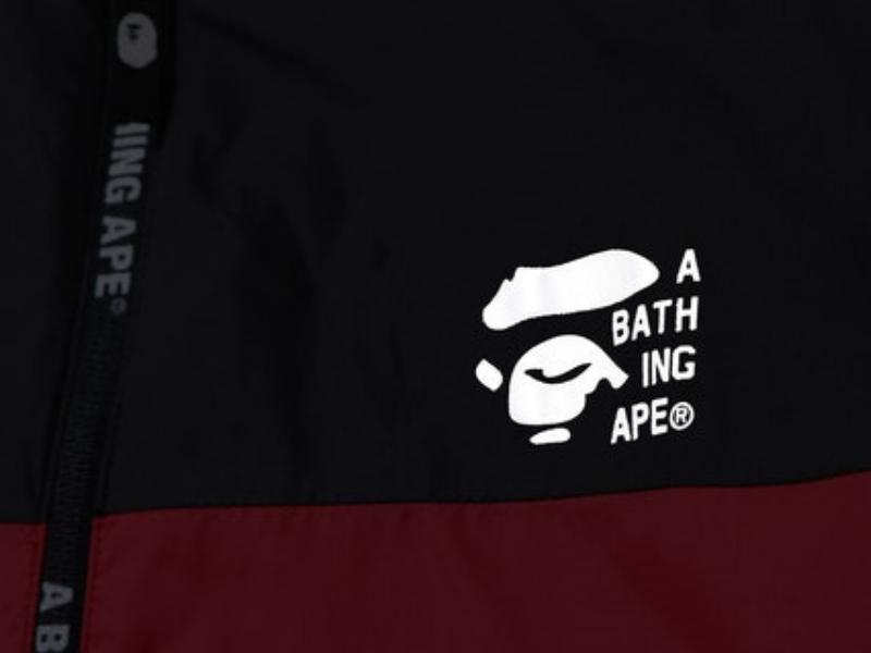 Куртка с капюшоном BAPE 2tone Hoodie Jacket Red