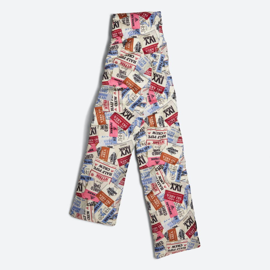 Шарф adidas Ivy Park Ski Tag Allover Print Padded Scarf Multicolor