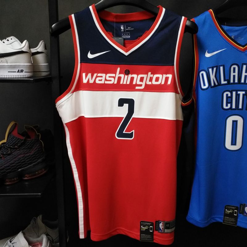 Баскетбольная джерси 2017-18 John Wall Washington Wizards #2 Icon Red