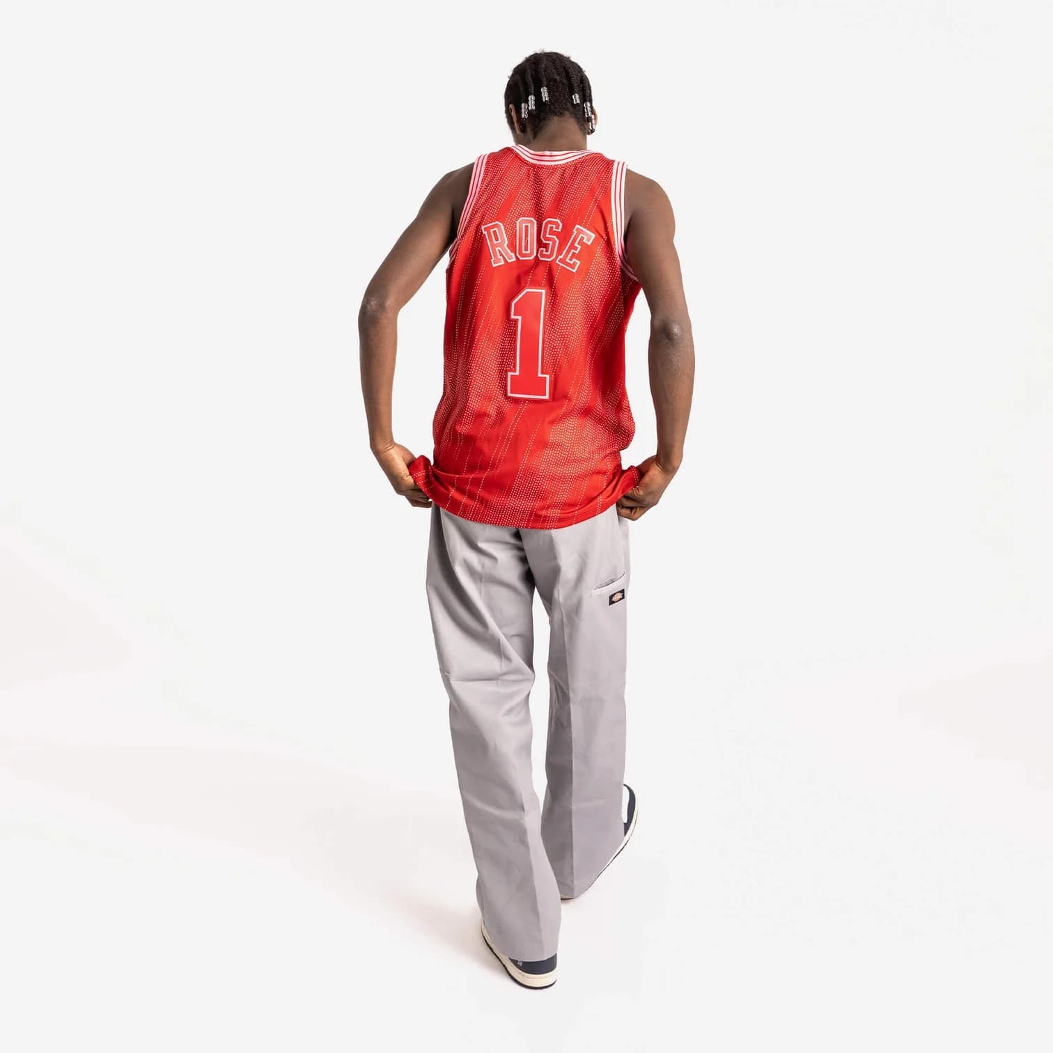 Баскетбольная джерси 2008-09 Chicago Bulls Derrick Rose #1 NBA Swingman Monochrome Jersey