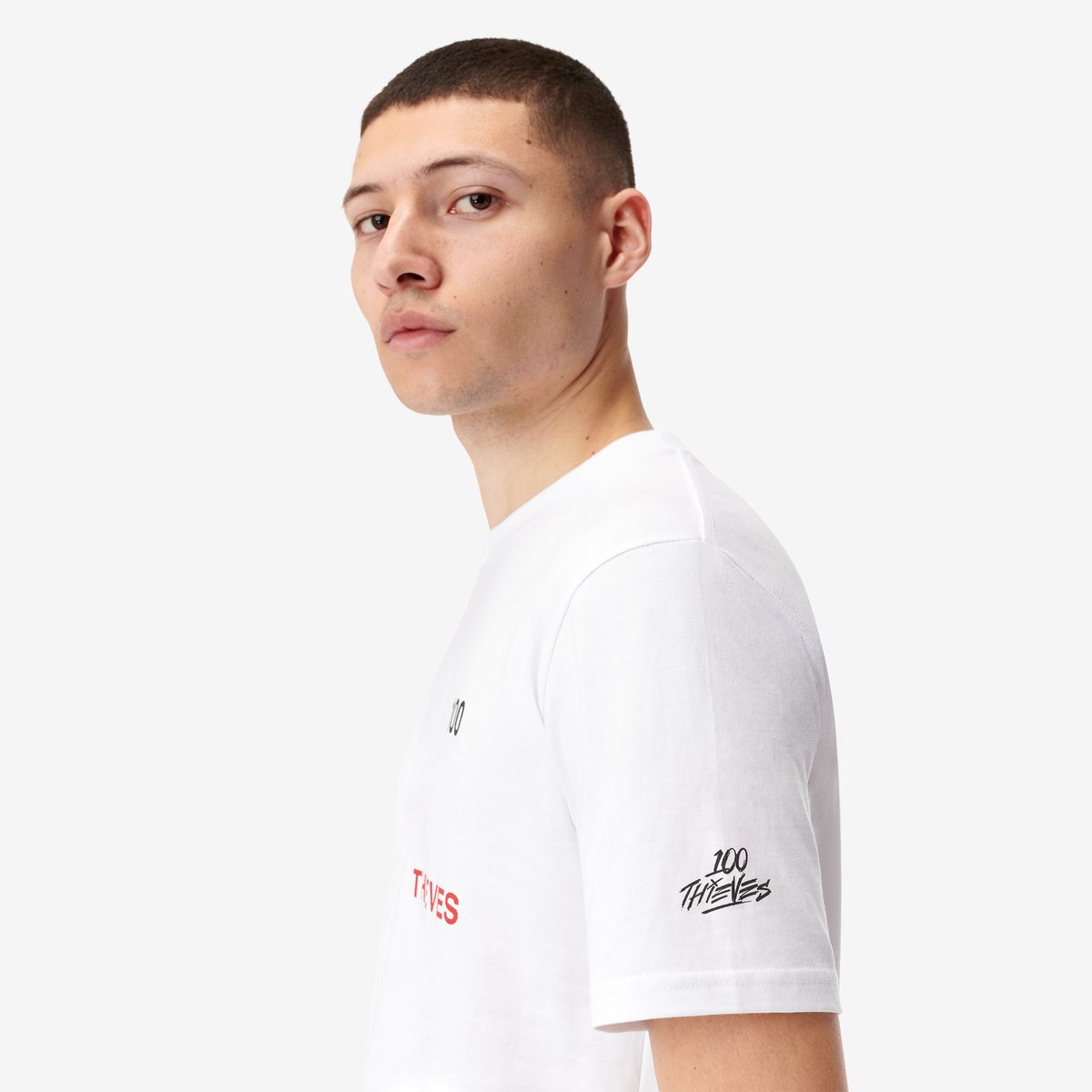 Футболка 100 Thieves Numbers T-shirt White