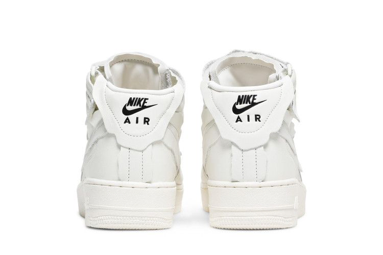 Кроссовки Comme des Garçons x Nike Air Force 1 Mid 'Triple White'
