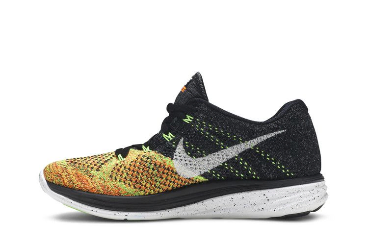 Кроссовки Nike Flyknit Lunar 3 'Black Electric Green'