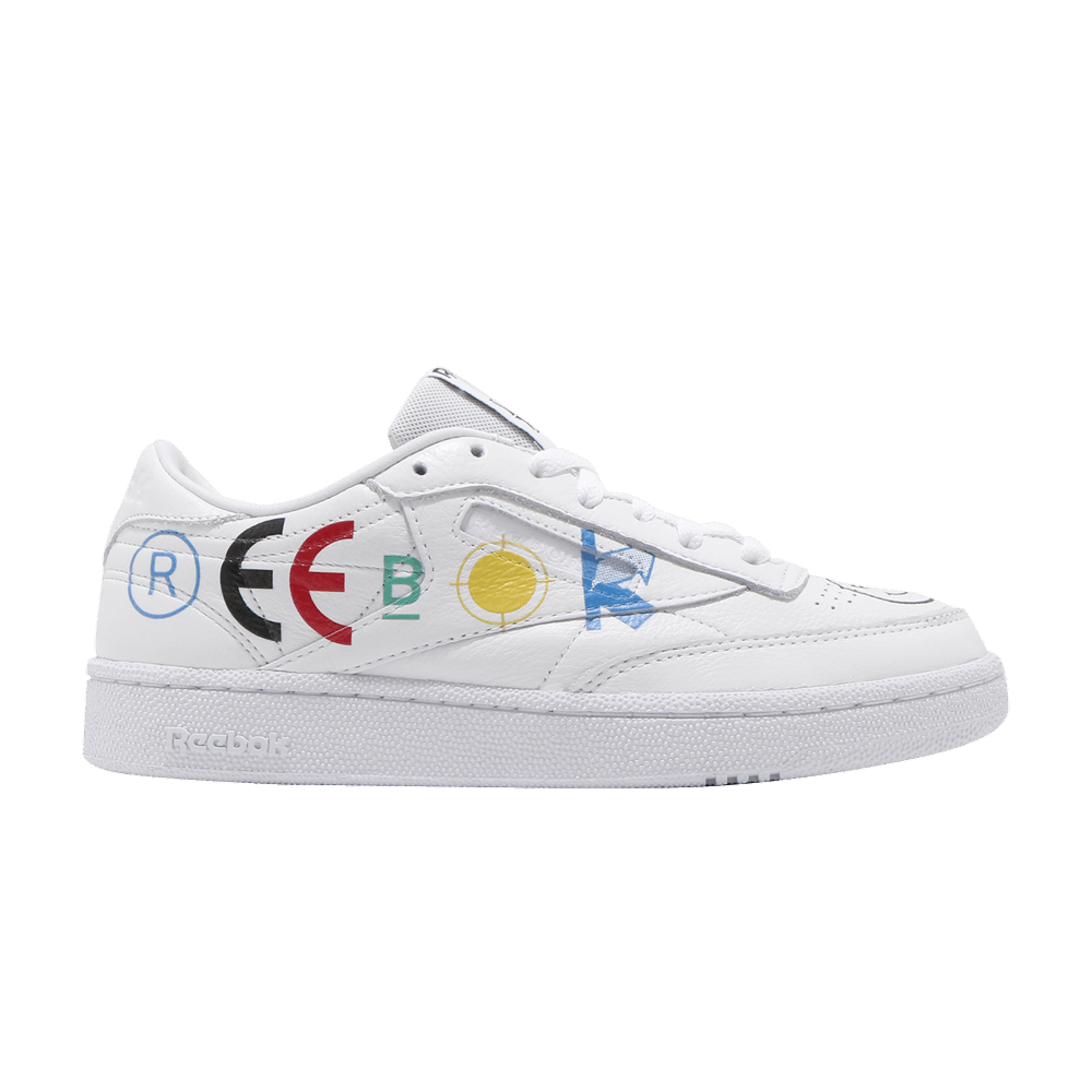 Кроссовки Reebok BlackEyePatch x Club C 85 'White'