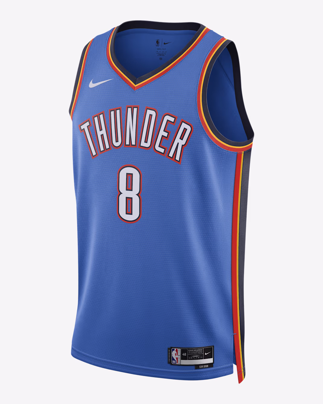 Баскетбольное джерси Nike NBA Jalen Williams OKC 23-24 Icon Edition Swingman