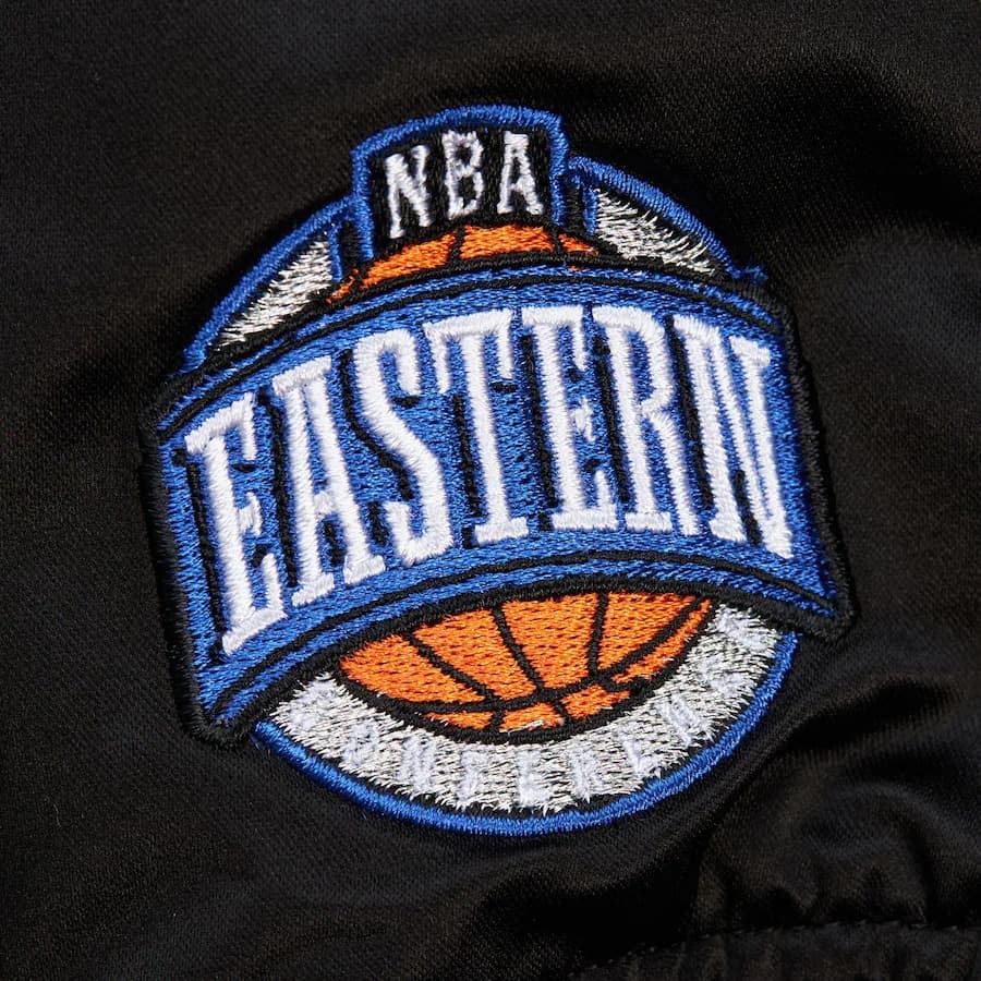 Бомбер Mitchell & Ness Black Orlando Magic Team OG 3.0 Satin Full Snap Jacket