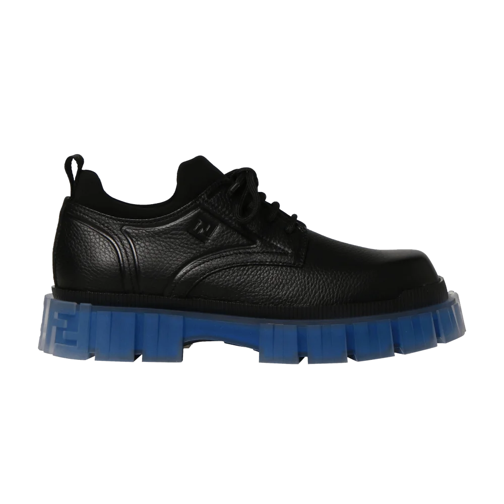 Krossovki-Fendi-Force-Lace-Up-Black-Blue