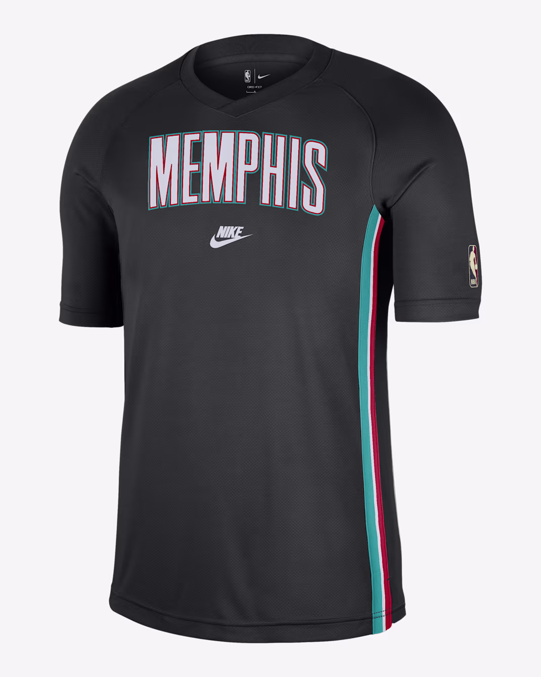 Мужская тренировочная футболка Nike NBA Memphis Grizzlies 25-26 Hardwood Classics Black/White