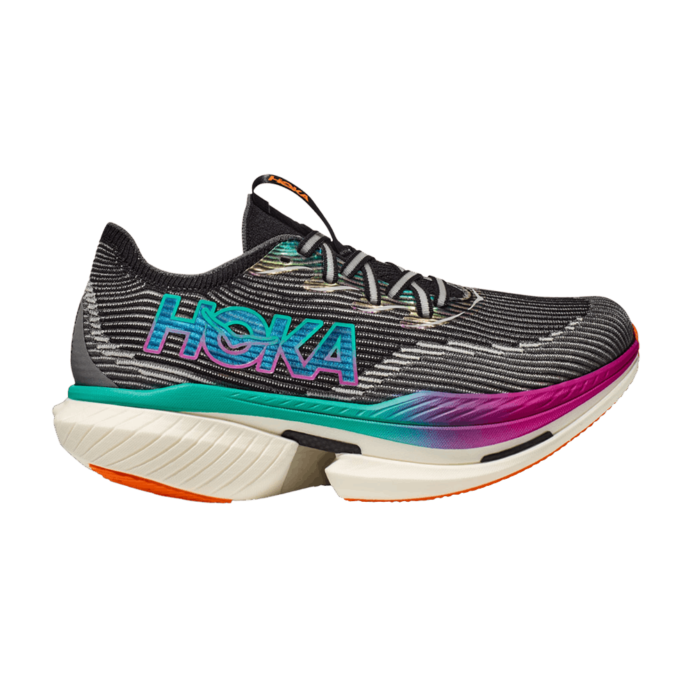 Кроссовки HOKA Cielo X1 'Black Electric Aqua'