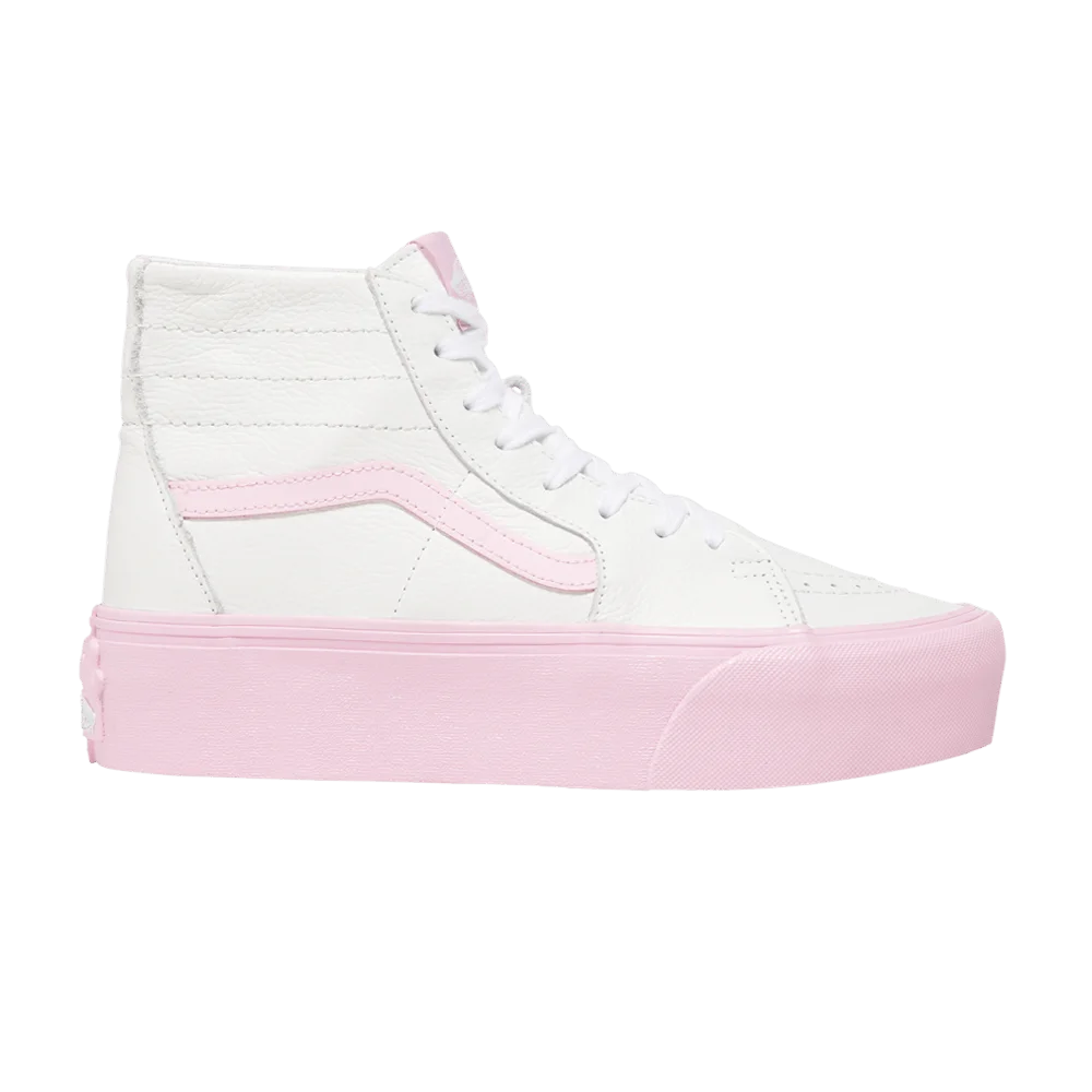 Barbie-x-Vans-Sk8-Hi-Tapered-Stackform-White-Pink