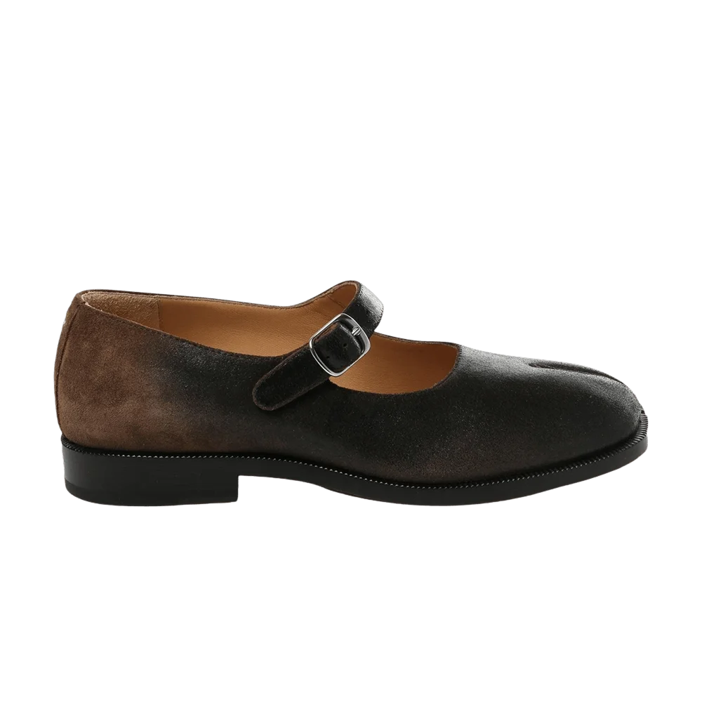 Krossovki-Maison-Margiela-Wmns-Tabi-Mary-Jane-Brown-Black